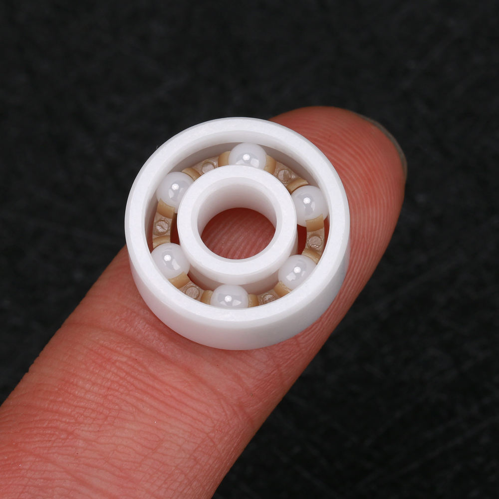 PEEK cage ZrO2 full ceramic ball bearing 606CE 606