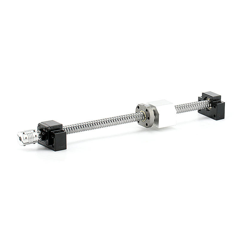 16mm ball screw 5mm 10mm pitch flange nut and nut housing BKBF12 EKEF12 FFFK12 end machining and coupler ballscrews SFU1605 1610