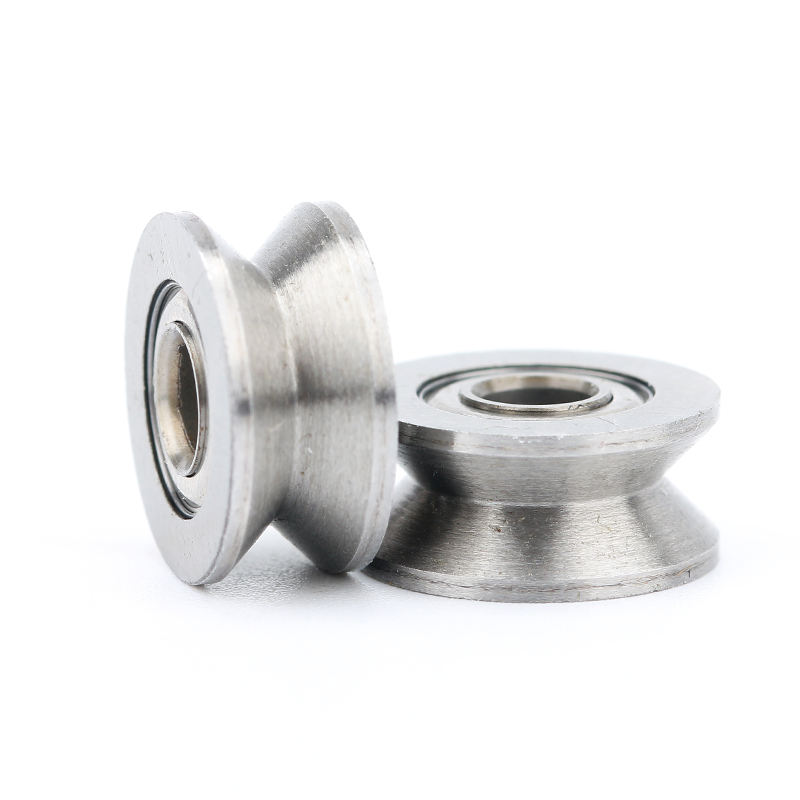 Guide rail bearing V groove U groove embedded pulley bearing V624zz V624/120 V624/135 V624