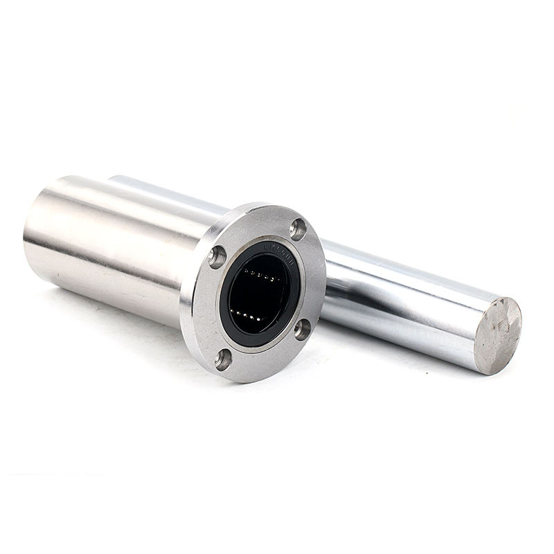 Linear Bushing Bearing Flanged Linear Bearing LMF25LUU YWS or OEM High Smooth Chrome Steel CN;SHN High Precision ABEC5 25mm