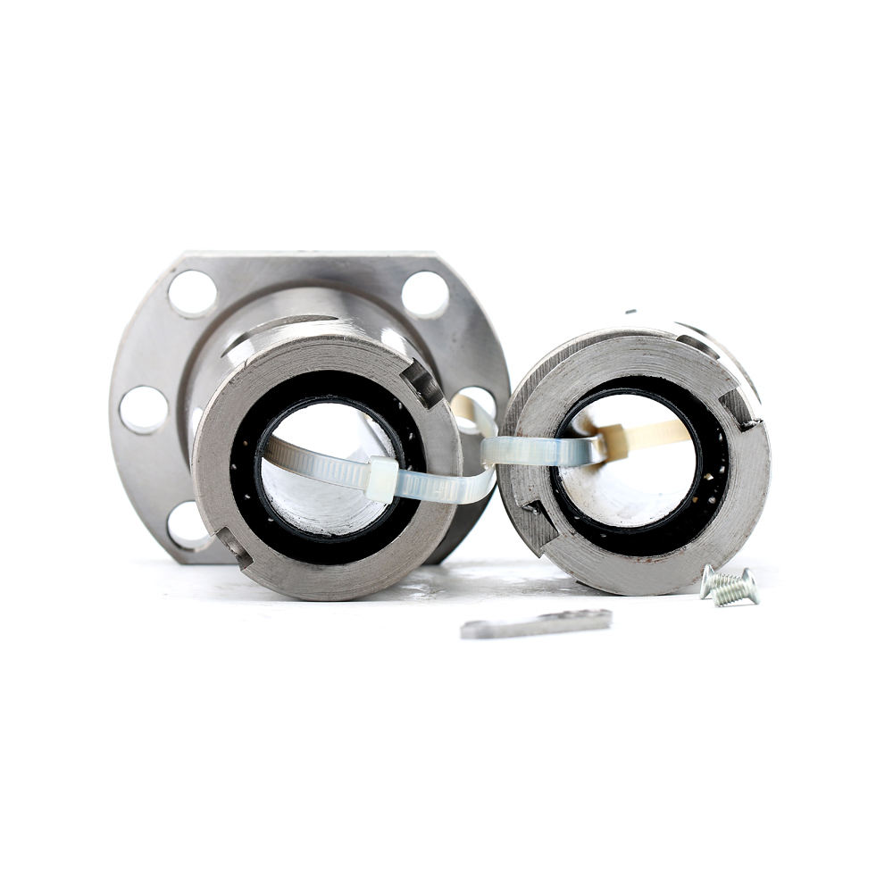 Chrome steel C7 grade 40mm ball screw SFU4010 double nut DFU4010