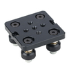 For 3D printer parts 2040 V slot aluminum mini five wheel plate pom pulley with bearings set
