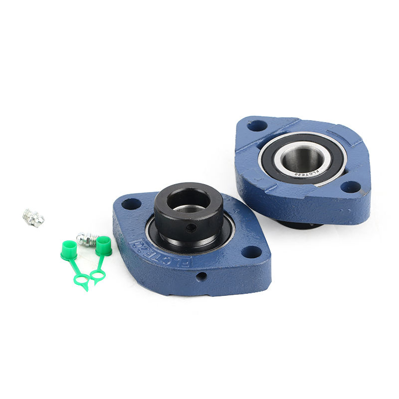 Cast iron two bolt holes flange bearing housing unit FLCTE20