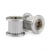use 10mm 9mm width belt pulley with bearings passive wheel Palin wheel idler tensioner 2GT GT2 20 teeth bore size 3mm 4mm 5mm