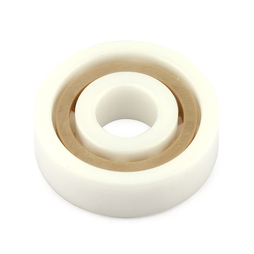 ZrO2 balls peek cage full ceramic ball bearing 10*30*9mm 6200