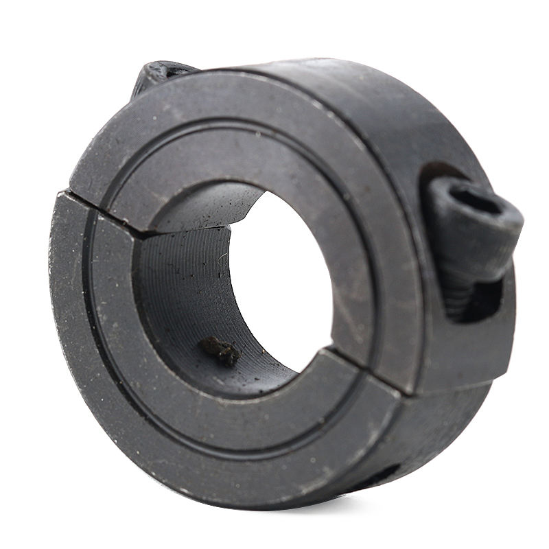 Split optical shaft retaining ring carbon steel blackened fixed collar 20*40*12mm SCSP20