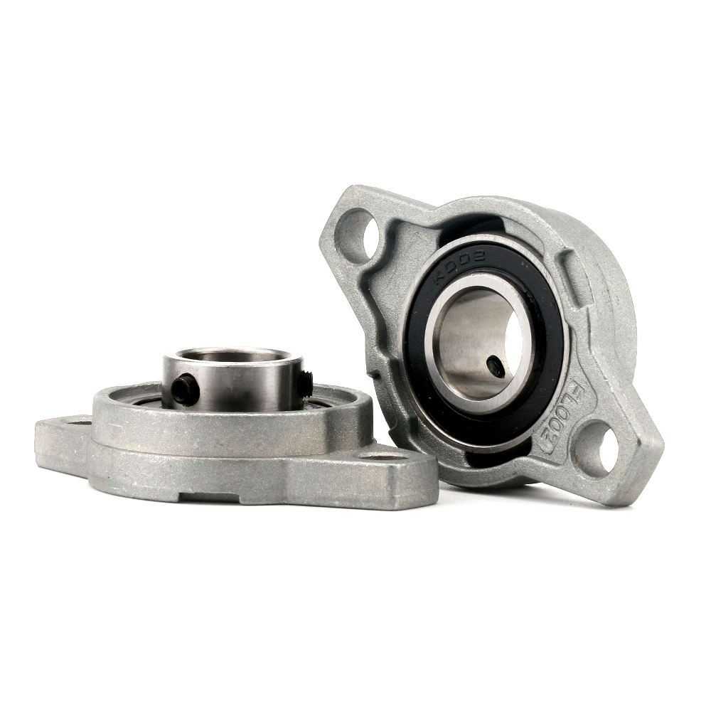 15mm Mounted Unit Bearing 2 Bolt Flange Housing Pillow Block Bearing KFL002