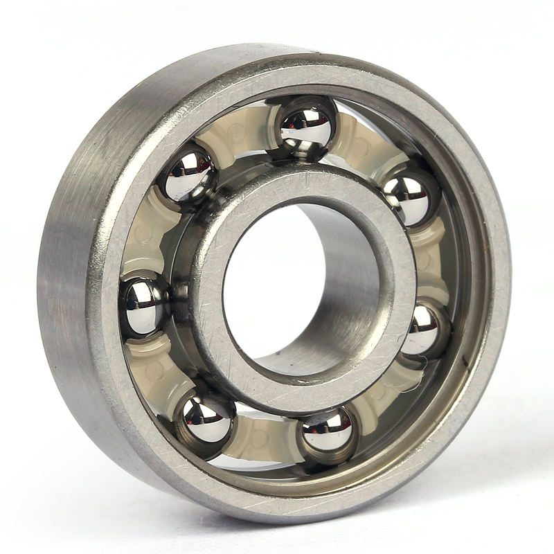Nylon cage Customize ABEC3 ABEC7 8*22*7mm chrome steel skateboard ball bearing 608