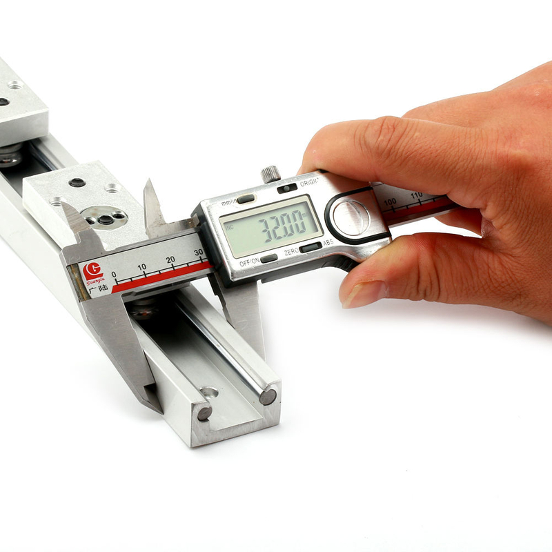 28mm 32mm width Built in double axis linear guide rail tracker roller slide woodworking machinery CNC aluminum profile SGR10 E