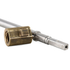 Customized 10mm diameter stainless steel lead screw 174mm with brass nut Tr10*2