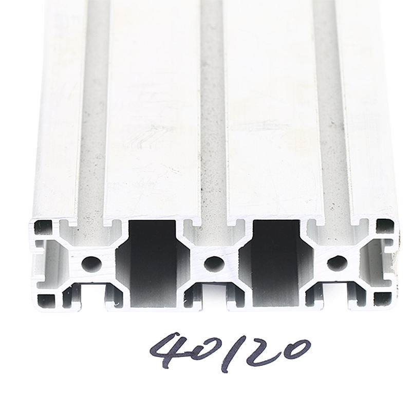 Silver color anodized aluminum profile European standard industrial aluminum profile 4040 4080 40120