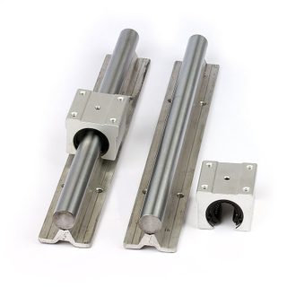 CNC round linear guide rail 45# Gcr15 chrome steel SBR10 SBR12 SBR16 SBR20