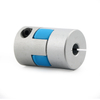 4-4mm bore OD14mm length 22mm three part blue plum coupling with one spider sleeves