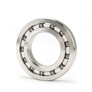 SS316 stainless steel PTFE cage 13 pcs balls bearing 30*55*9mm SS16006