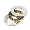 Hybrid Miniature Planar Thrust Ball Bearing Si3N4 Ceramic Balls Brass Cage F12-21M