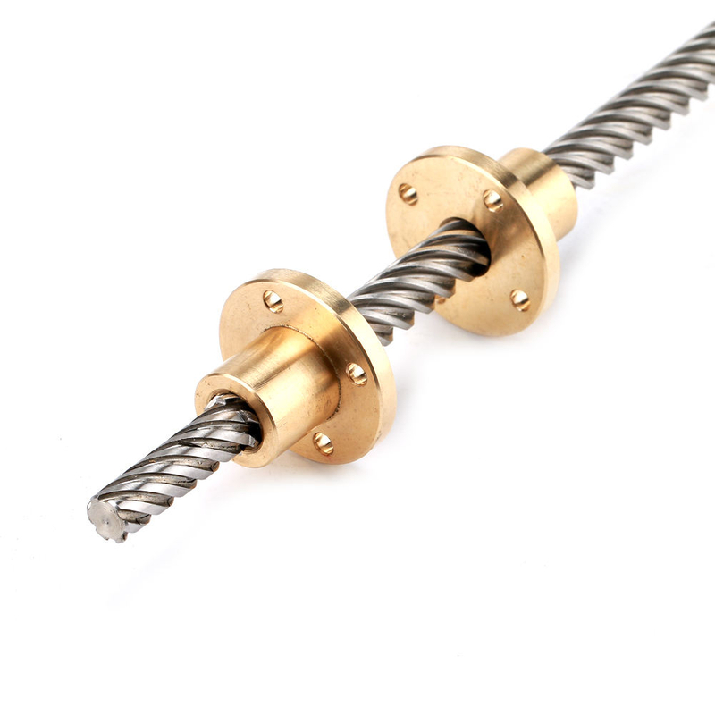 Right-Hand threaded and Left-Hand threaded T screw 20mm Twin Lead rolled thread screw Rods with Nuts