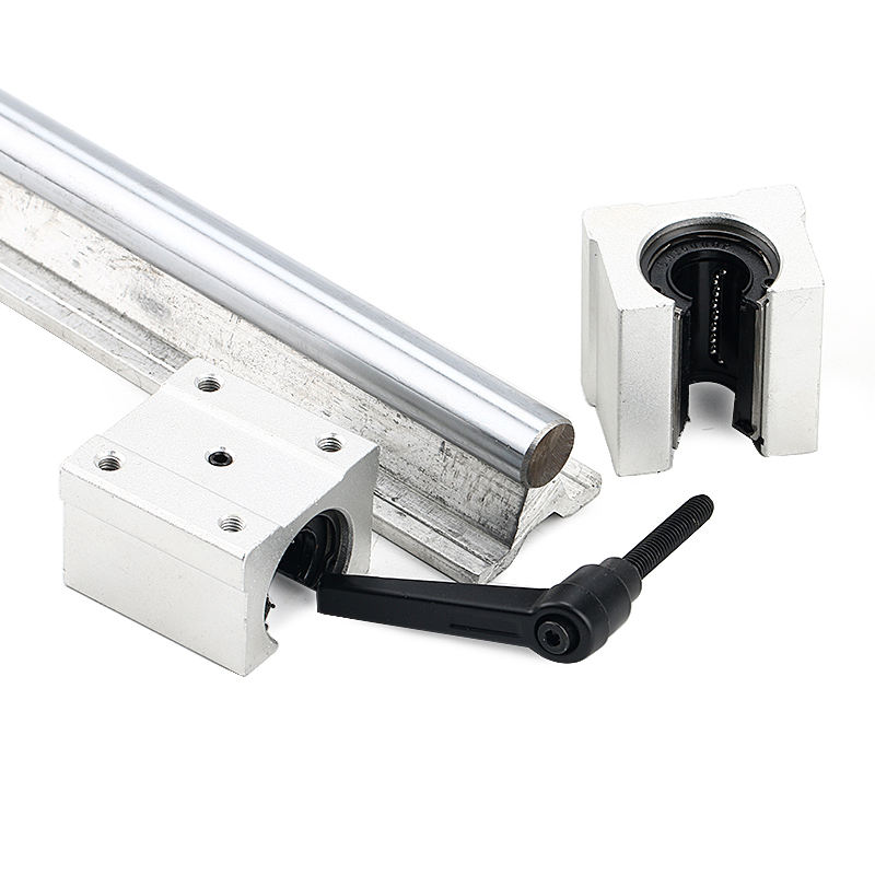Aluminum open type liner guide rail block slider with lock wrench SBR16UU SBR16
