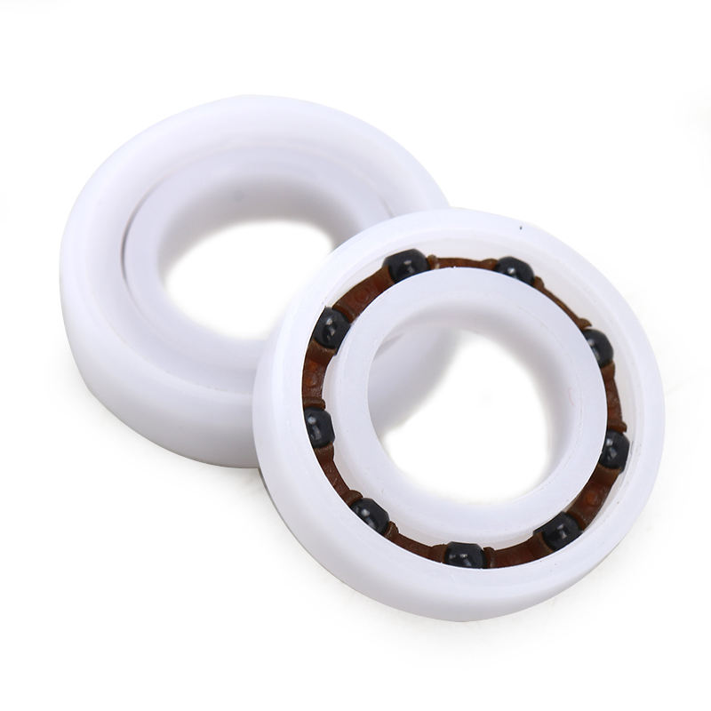 Plastic bearing Si3N4 ceramic balls 61800 2rs 6800 2rs POM bearing