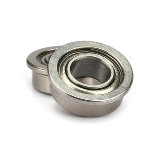 Flanged deep groove ball bearing with single rib F6000 6001 6002 6003 6004 6005 6006 6007ZZ 2RS