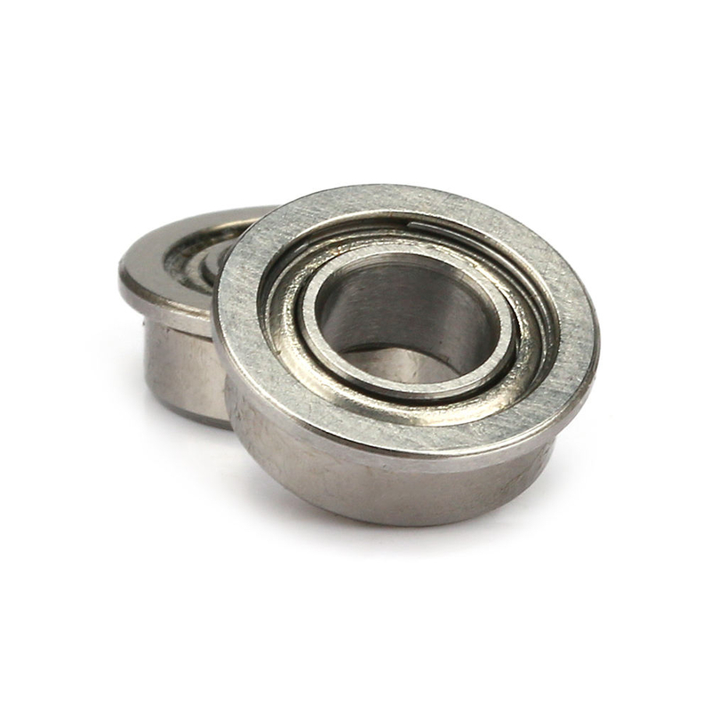 Flanged deep groove ball bearing with single rib F6000 6001 6002 6003 6004 6005 6006 6007ZZ 2RS