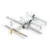 Cylindrical aluminum bracket linear guide rail optical axis slide rail slider SBR20UU SBR25UU SBR30UU SBR35UU SBR40UU