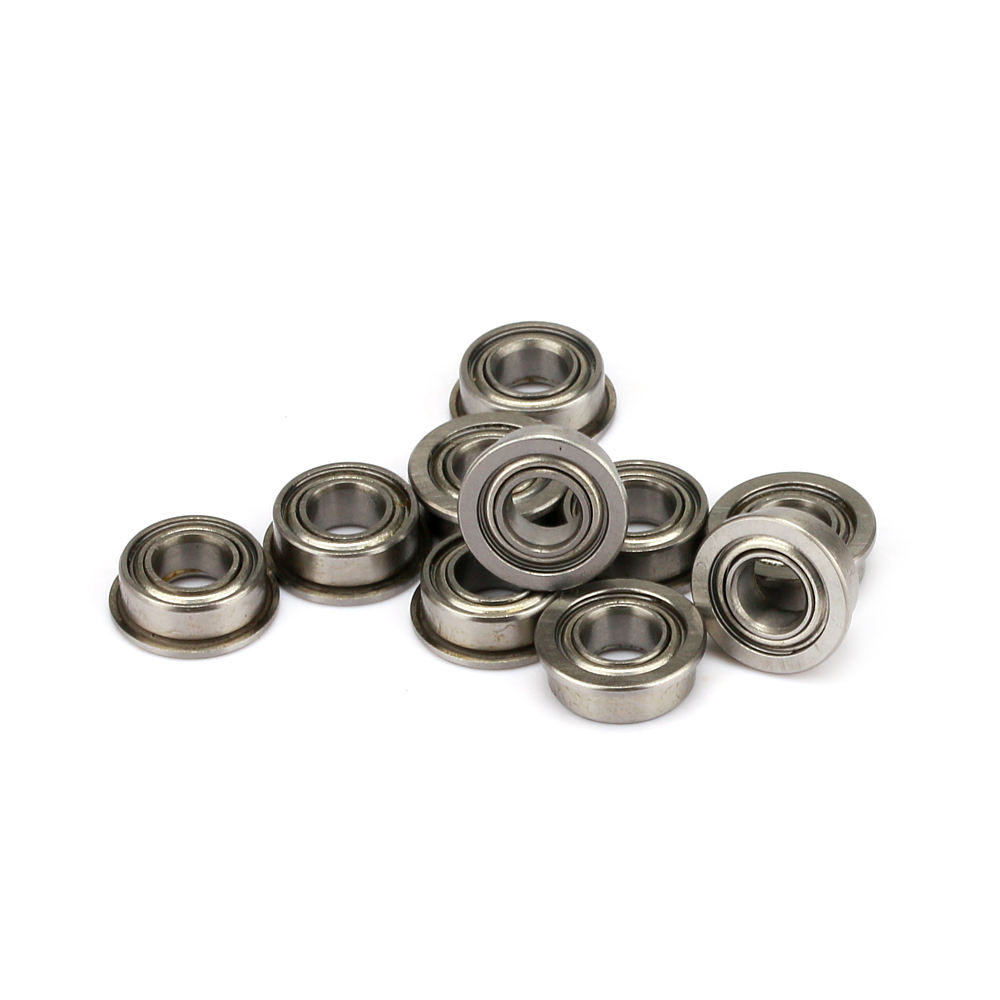 Flanged deep groove ball bearing with single rib F6000 6001 6002 6003 6004 6005 6006 6007ZZ 2RS