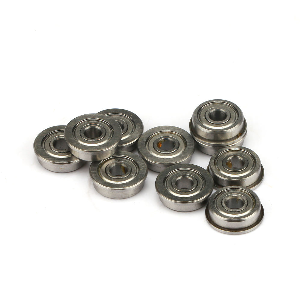 Flanged deep groove ball bearing with single rib F6000 6001 6002 6003 6004 6005 6006 6007ZZ 2RS
