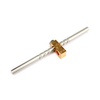 20mm diameter 20mm pitch 250mm effective travel stainless steel reciprocating lead screw with brass nut