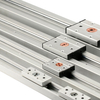 Dual-shaft Linear Guide Rail SGR20 3 4 5 wheels linear bearing SGB20-3 SGB20-4 SGB20-5UU