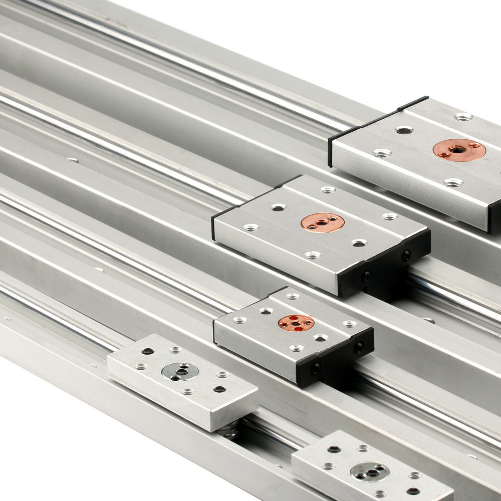 Dual-shaft Linear Guide Rail SGR20 3 4 5 wheels linear bearing SGB20-3 SGB20-4 SGB20-5UU