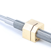 50mm Super High Lead Ground Ball Screw 10mm Lead Precision Large Length Lead Screw Trapezoidal Stainless Steel Screw Bearing OEM