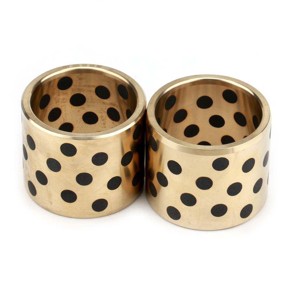 5x9x8mm High stress self lubricating oilless bushing brass graphite bearing bushing