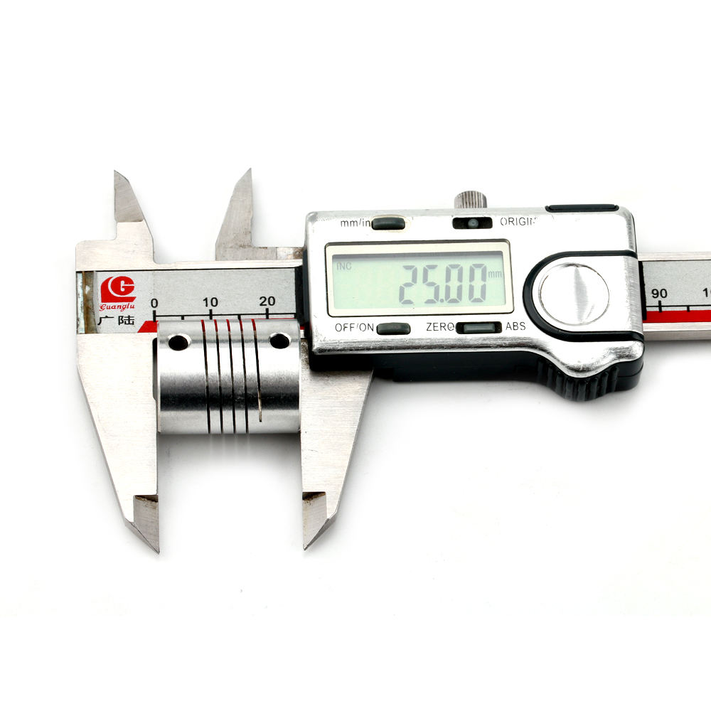 OD20 L25 2025 1825 1520 Aluminum alloy Flexible motor screw shaft coupler coupling 4mm 5mm 6mm 6.35mm 8mm