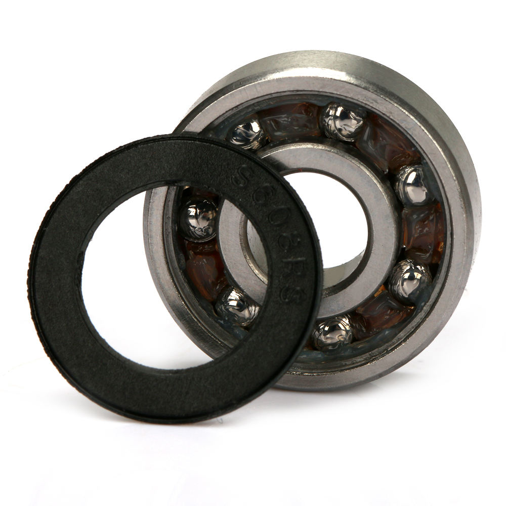 Nylon cage Customize ABEC3 ABEC7 8*22*7mm chrome steel skateboard ball bearing 608