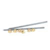 Tr12 Tr12x12 trapezoidal lead screw 12mm diameter 12mm lead with brass nut