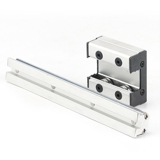 External double-axis Dual Shafts Linear Sliding Guides LGD6 LGD8 LGD12 LGD16 roller guide