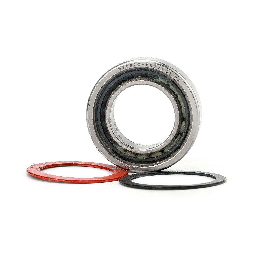 Universal combination High speed steel balls si3n4 ceramic balls p4 grade angular contact ball bearing H7007C-2RS 7007