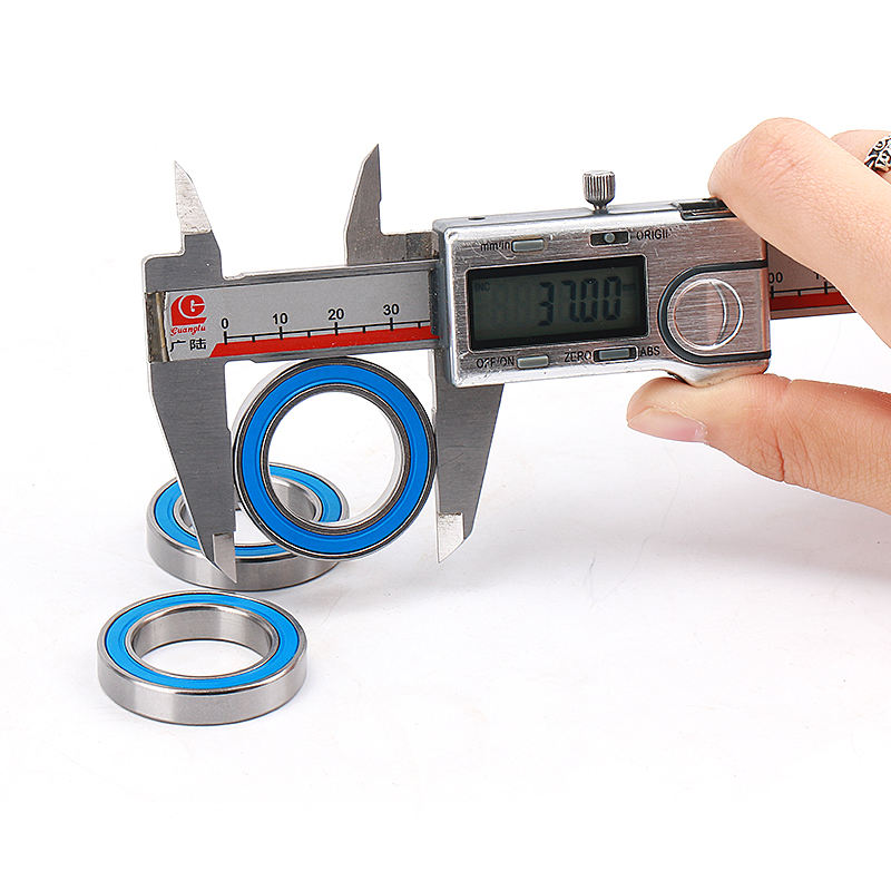 Bicycle axis ceramic bearing Si3N4 balls hybrid ceramic ball bearing 24*37*7mm MR24377 2rs