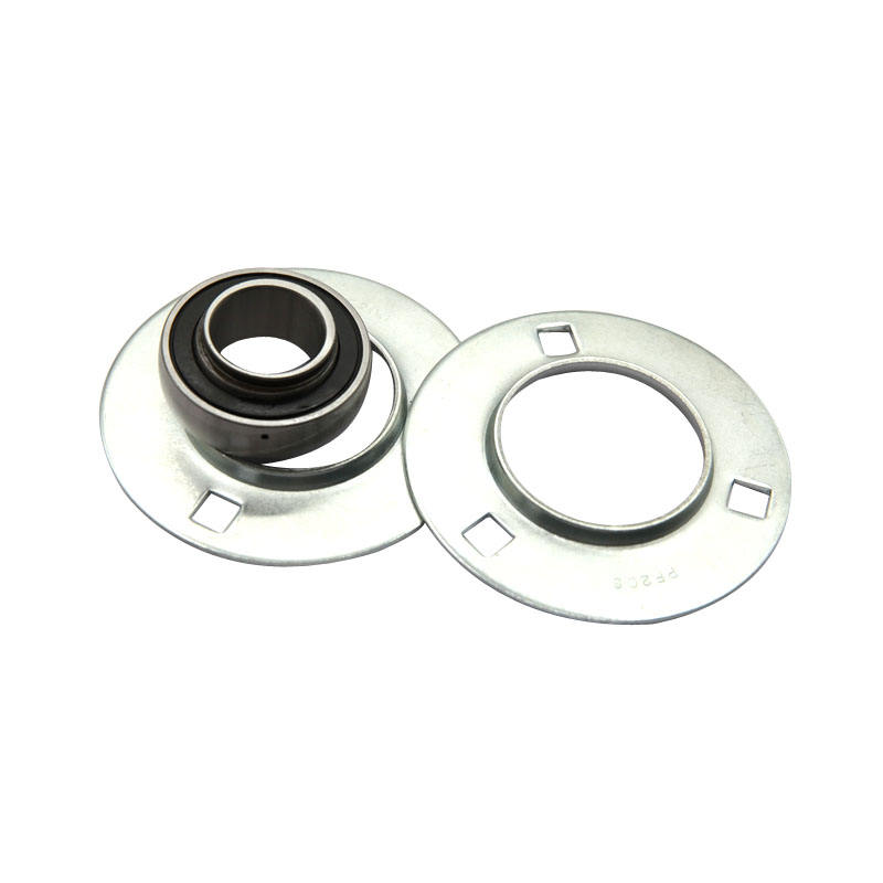 30mm Stamped round 3 Bolts Flanged Mounted Bearings SAPF206