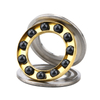 Hybrid Miniature Planar Thrust Ball Bearing Si3N4 Ceramic Balls Brass Cage F12-21M