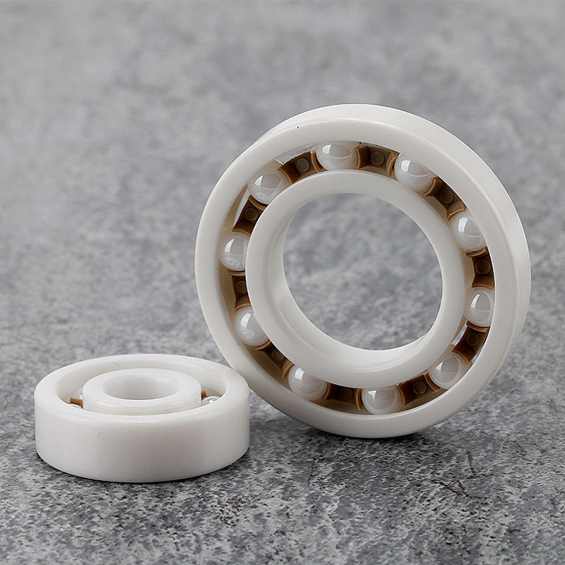 ZrO2 full ceramic bearing 6200 with PEEK cage