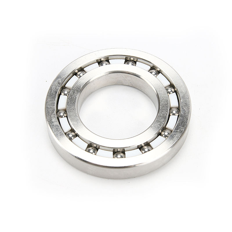 SS316 stainless steel PTFE cage 13 pcs balls bearing 30*55*9mm SS16006