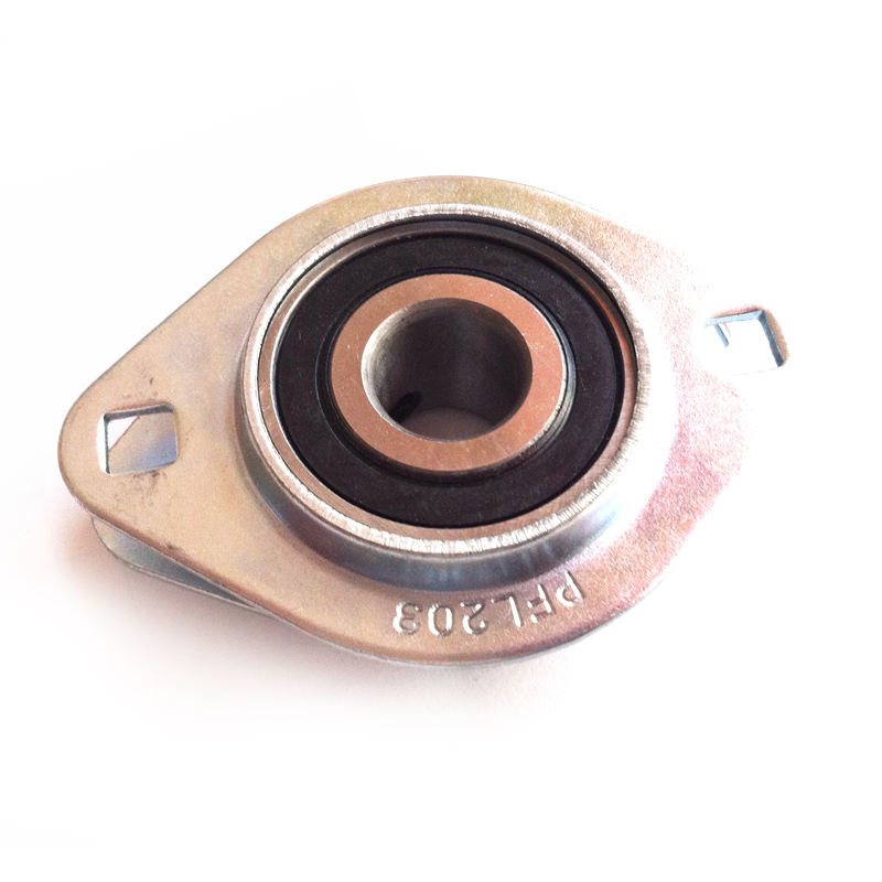 15mm diameter stamped oval 2 bolt flanged mounted bearings pillow block bearing SBPFL202