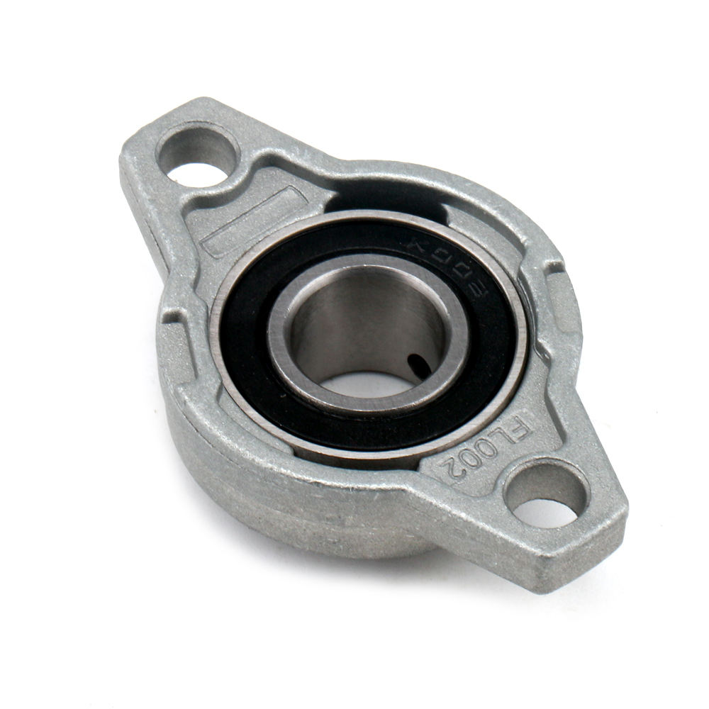 15mm Mounted Unit Bearing 2 Bolt Flange Housing Pillow Block Bearing KFL002