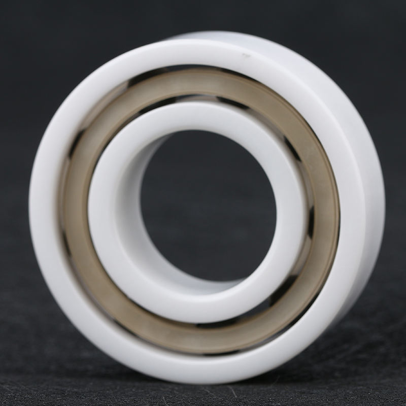ZrO2 rings Si3N4 balls PEEK cage full ceramic ball bearing 6205