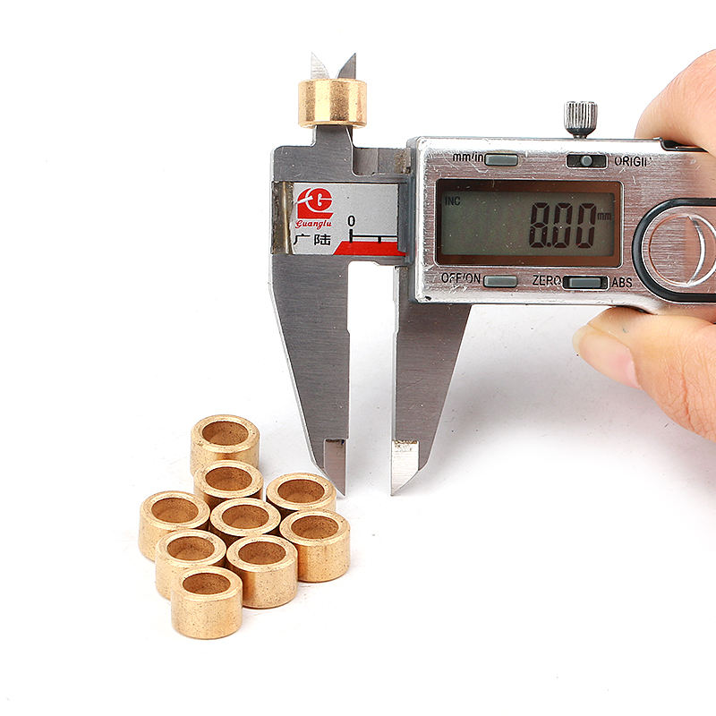 8mm bore size 3D printer self lubrication oil bronze bushings 8x12x8mm