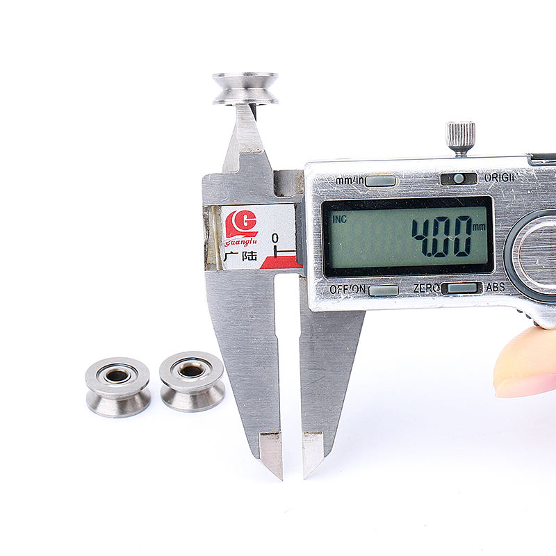 Guide rail bearing V groove U groove embedded pulley bearing V624zz V624/120 V624/135 V624