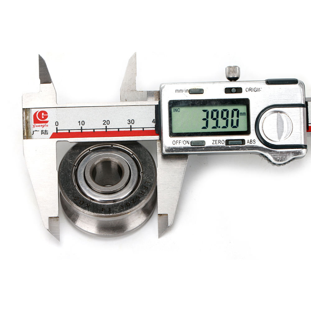 U groove double row ball track guide roller bearing LFR5201-14 KDD
