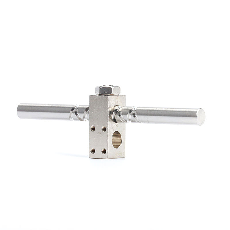 10*10mm 50mm 80mm 100mm 120mm 150mm 180mm effective travel length stainless steel reciprocating lead screw with brass nut