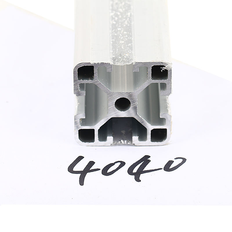 Silver color anodized aluminum profile European standard industrial aluminum profile 4040 4080 40120